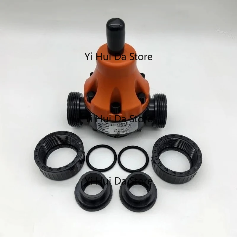 UPVC Back Pressure Valve DN15/20/25 Plastic Pressure Relief Safety Valve for Metering Pump Diaphragm Corrosion Resistant