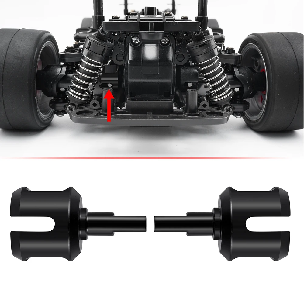 YEAHRUN 2 ชิ้น/เซ็ตเหล็ก Diff ไดรฟ์ถ้วยสําหรับ Tamiya TT01 TT02 BT01 1/10 RC Drift รถอะไหล่อัพเกรด