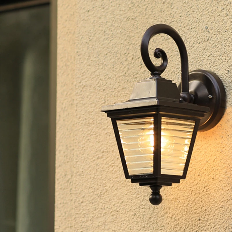 Minimalist LED Retro Wall Light Outdoor Waterproof for Balcony Courtyard Exterior Wall Garden Villa Lighting