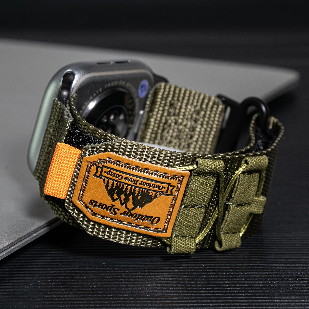 

Strap for Apple Watch Band 46mm 45mm 44mm Ultra 49mm 40mm 42mm 41mm 40 44 Mm Wide Nylon Iwatch Series 10 9 Se 8 Correa Bracelet