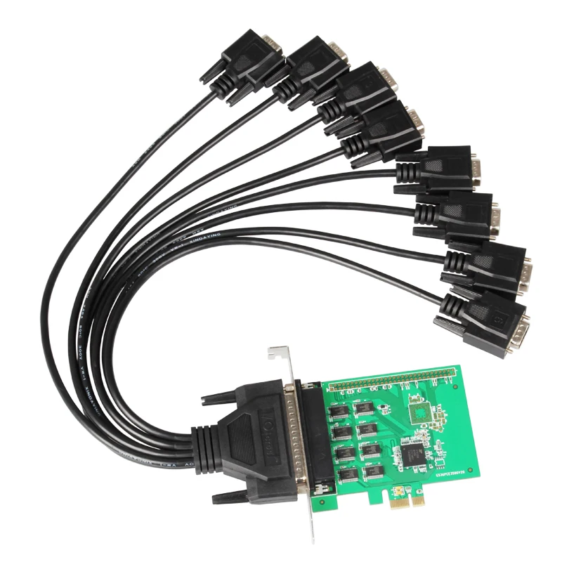 

Industrial PCIE To 8 Serial Port Card RS232 Signal Multi-channel 8-port COM Card