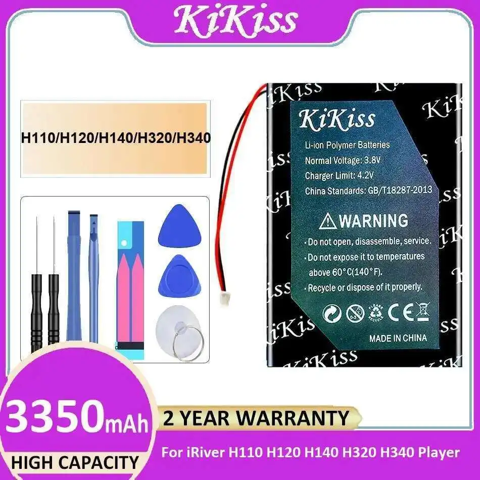 

Player Battery 3350Mah For Iriver H110 H120 H140 H320 H340 High-Capacity
