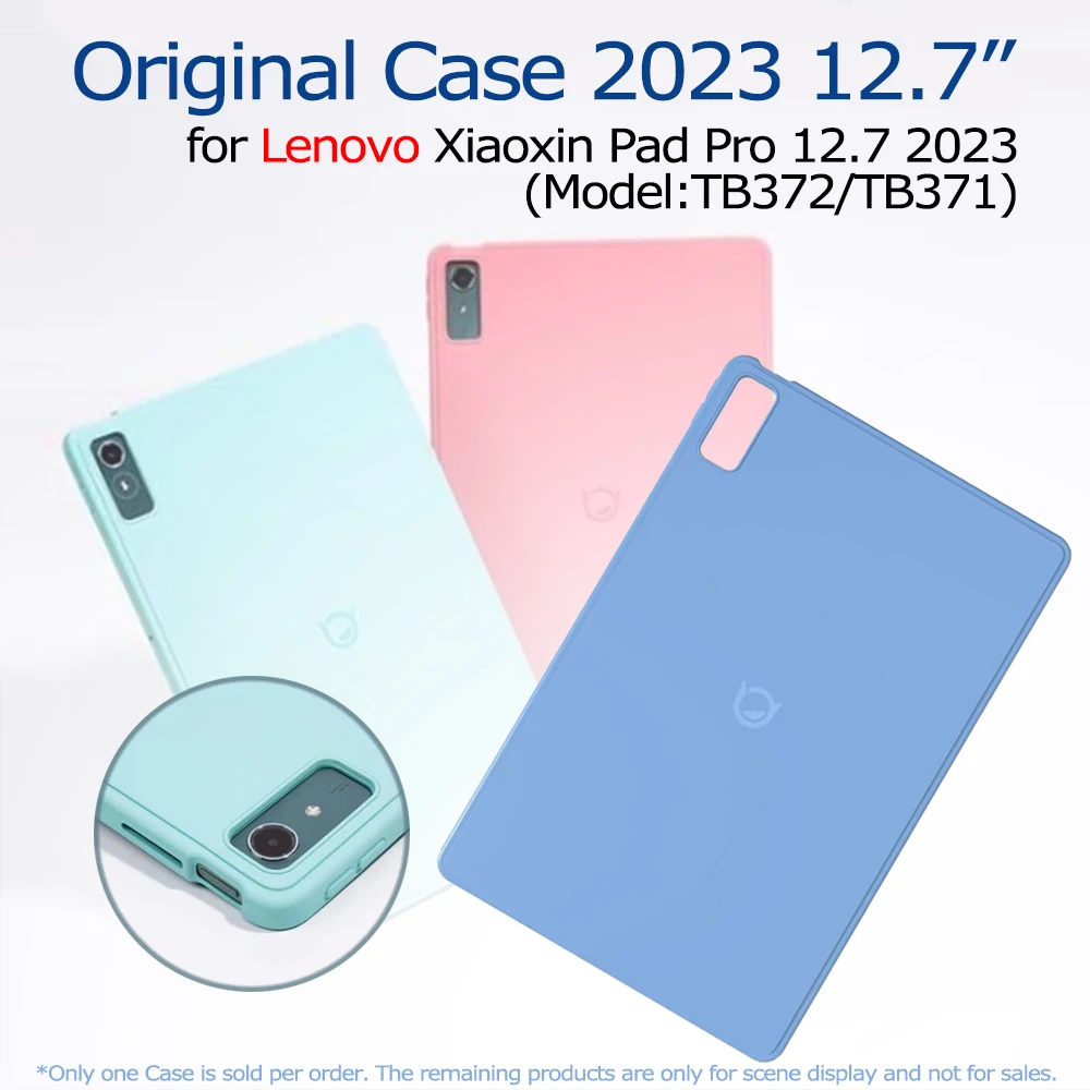 

Original Back Shell Case 2023 12.7-inch for Lenovo Xiaoxin Pad Pro 12.7 2023 TB372 TB371 Protective Protection Corners Skin-frie
