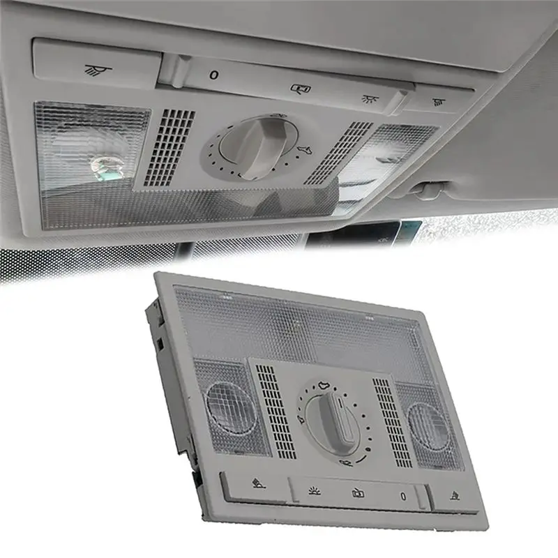 Durable-Car Front Console Roof Reading Light 6Q0947613A For VW Polo 9N Touran 02-10 Seat Leon Altea Dome Light Ceiling Lamp view 5