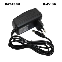 8.4V 3A 3000MA DC Lithium Charger 2S 7.2V 7.4V Li-ion Lipo Radio Speaker Toy Car Sound Charger EU Plug