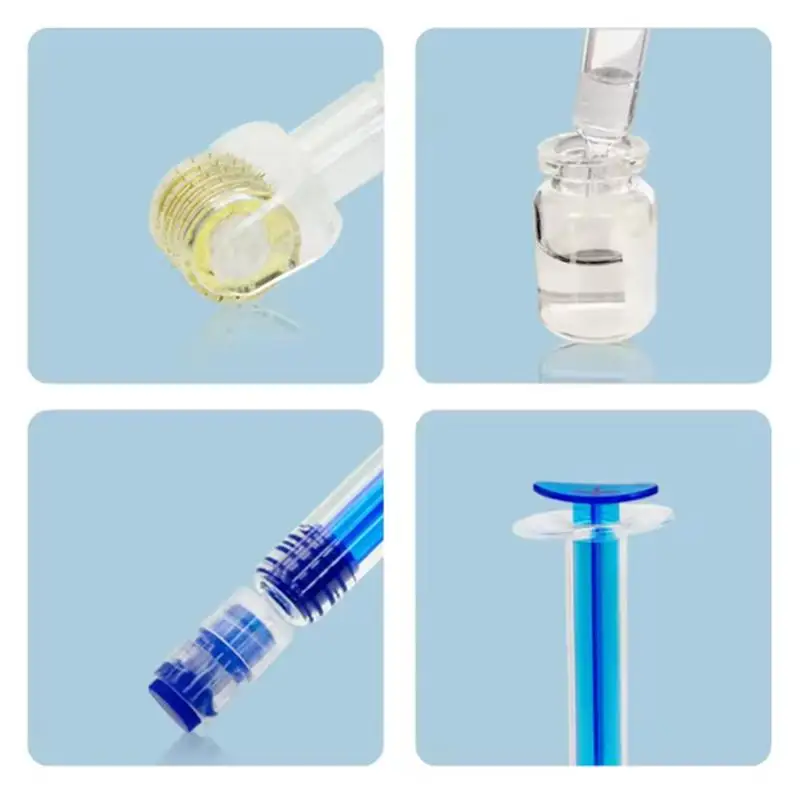 Microneedle Roller Stamp 0.25mm - Serum Applicator for Beard Growth Scalp Hair Facial Beauty Skincare Tool