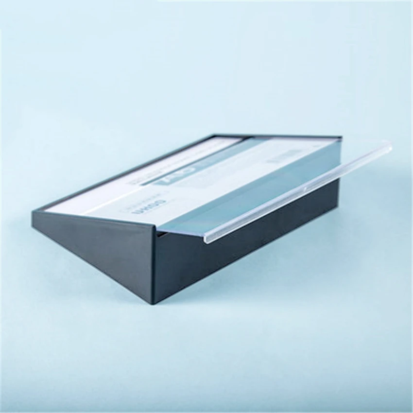 Acrylic Label Card Sign Display Stand Holder Commodity Price Name Plastic Injection Moulding 1Pack