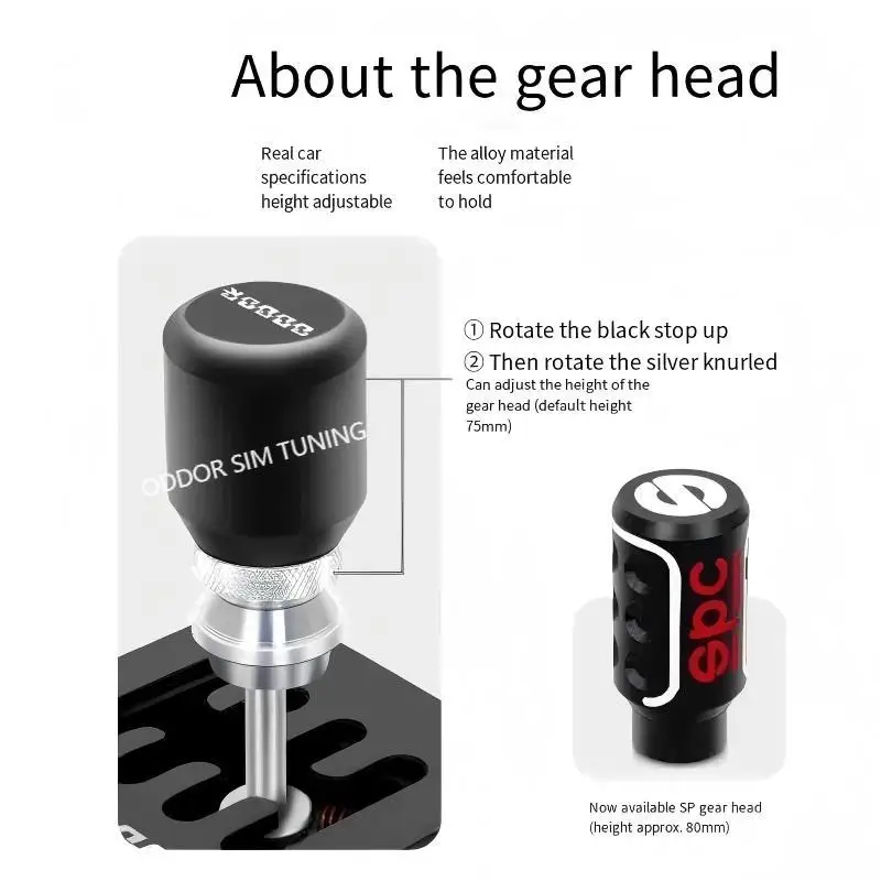 ODDOR PC USB H-Pattern Shifter-Compatible with Logitech , MOZA , Thrustmaster - Euro Truck Simulator 2 & DiRT Rally Racing Gear