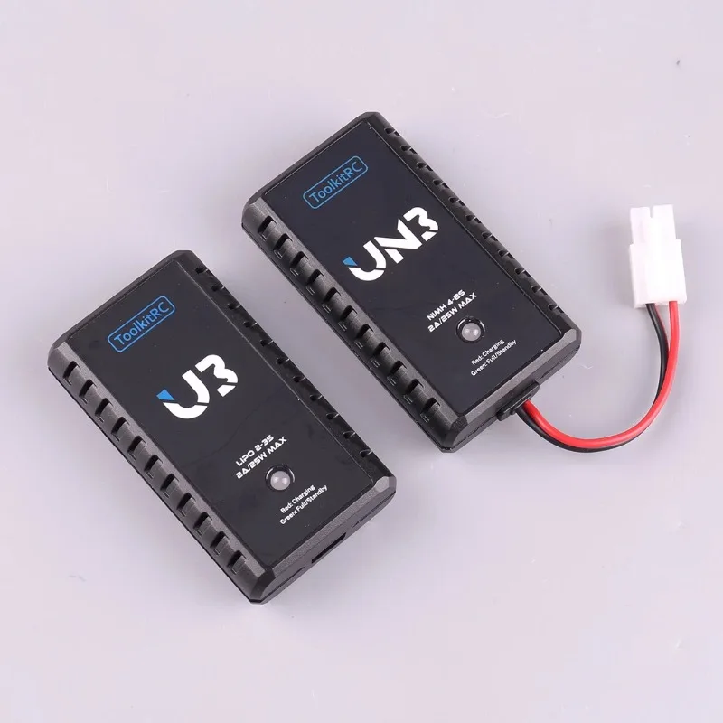 ToolkitRC U3 Lithium Battery Model Aircraft Simple Balance Charger 2-3S/UN3 NiMH 4-8S 2A25W Introduction