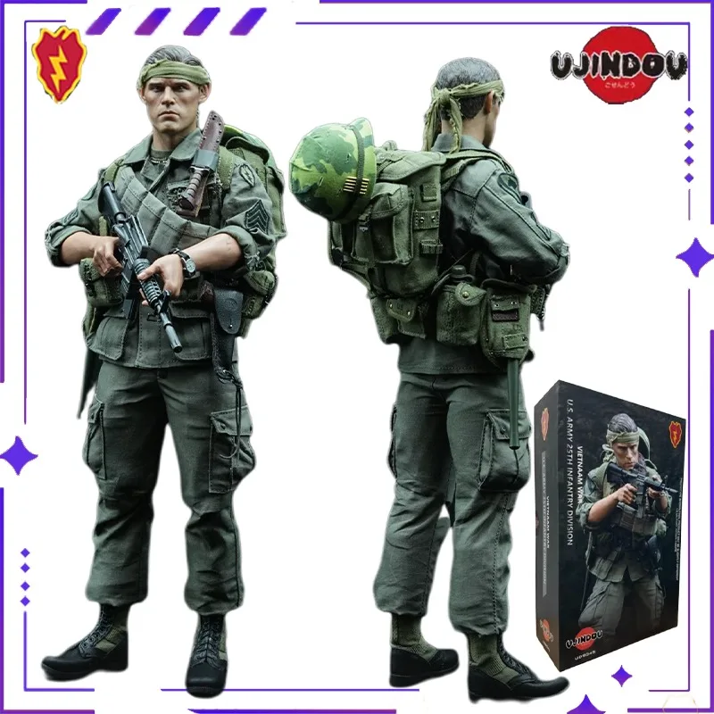 

Оригинальная 1/6UD9045 25-я пехотная дивизия армии США — модель мобильного солдата войны во Вьетнаме, игрушки, подарки, коллекционные предметы, украшения, в наличии