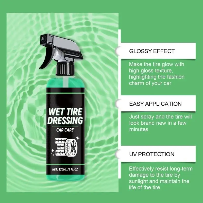 

Y4UA Upgrades Tire Foam Cleaner Tire Brightening Foam Sprays Vehicle Maintenance Tool for Deep Cleaning & Anti Slip Safety