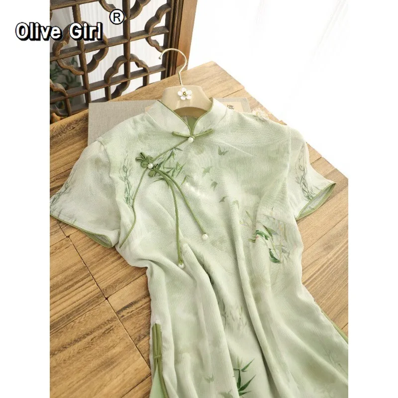 olivegirl-green-dress-cheongsams-qipao-chinese-style-modified-a-line-women's-clothing-2026-spring-summer-elegant-dress