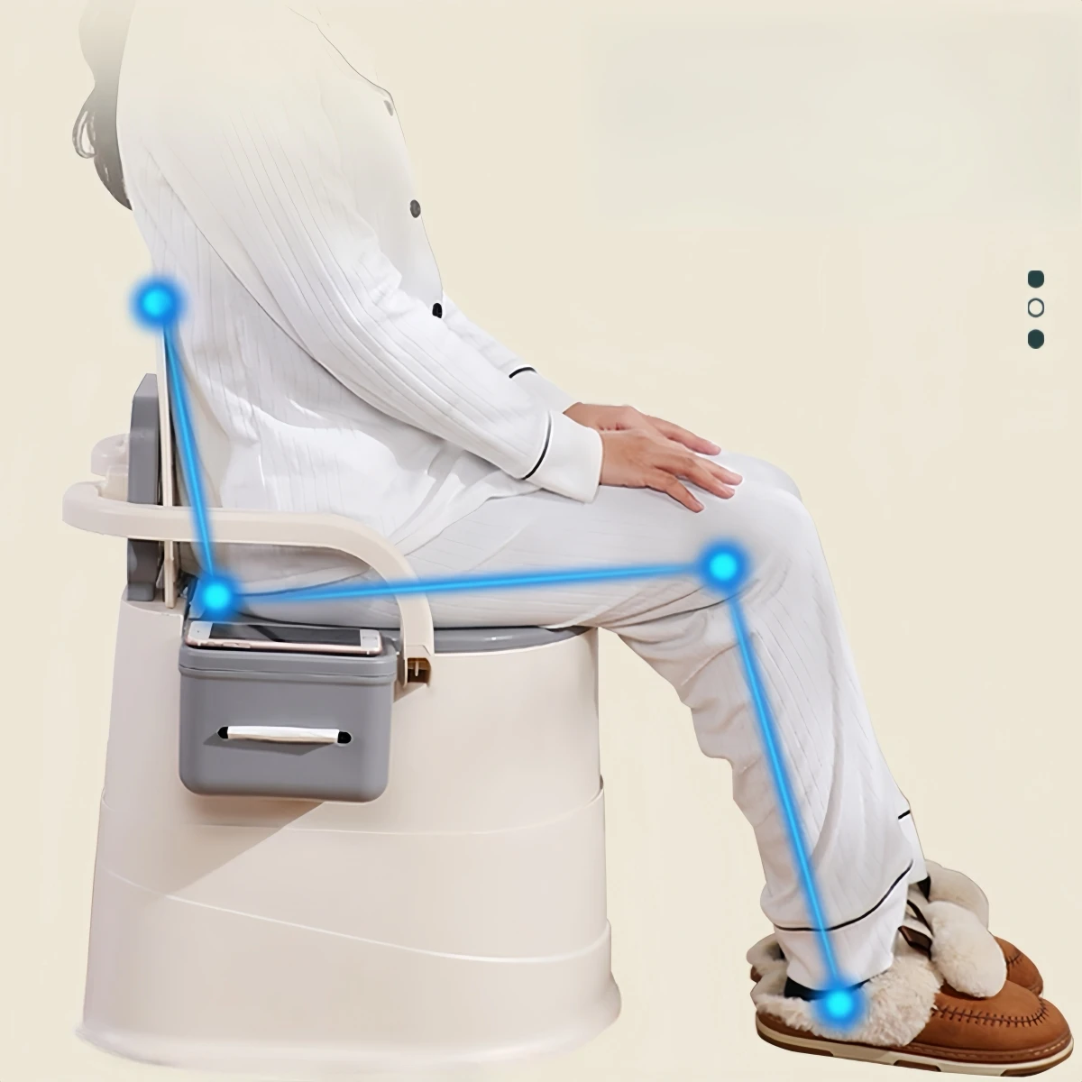 قطعة واحدة من مرحاض محمول باللون الرمادي/الوردي مع دعم خلفي مريح وغطاء، مناسب للتخييم، والأنشطة الخارجية، والحمام، وغرفة النوم، والمشي لمسافات طويلة، والنساء الحوامل، والأشخاص ذو التنقل المعاقين، ومرحاضون ذو غطاء محدود، ومستخدمين، ومستخدمين، ومستخدمين لمرحاضين، ومستوىين مع حامل مناديل، ومرحاضون قويين، وتصانة عاليين، وتصميم عصرياضة القياسين، وتصميم عصرياضة، وتصاقين، وتصميم عصريحة الرائح، وتصين، وتصميم عصريشة، وتصميم عصرياضة، وتصميم عصرياضة الرائحة الرائحة الرائحة الرائحة، بدون استخدام ا #3