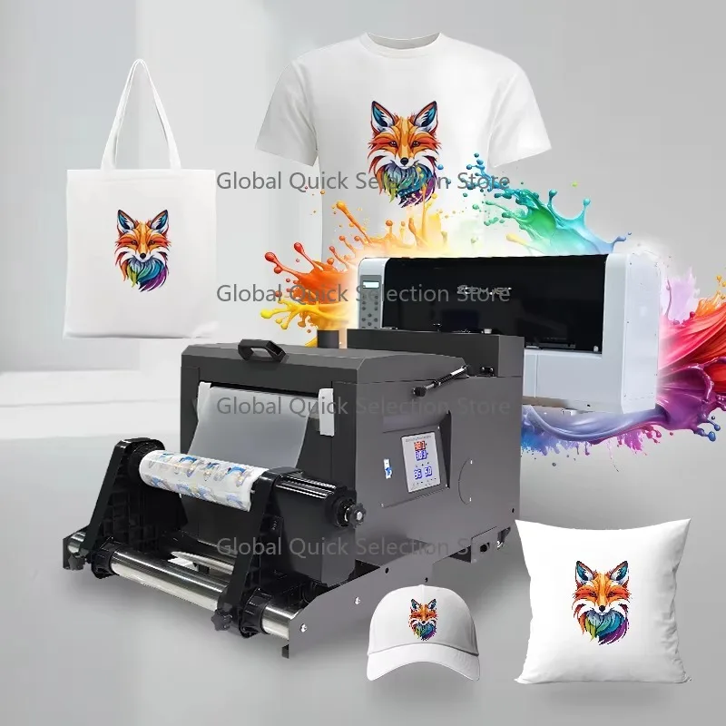 Top Quality A3 DTF Printer XP600 I1600 I3200 All-in-One for Textile Tshirt Printing Machine Small Business