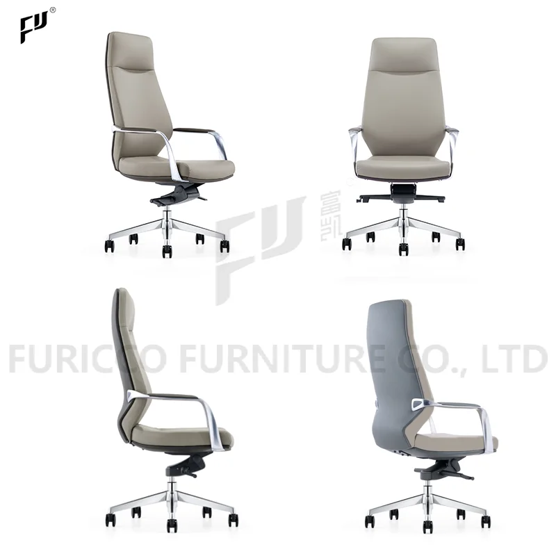 OEM ODM Wholesale Office Furniture Swivel Adjustable Ergonomic Executive Chair for Office PU Leather Manager Office Chair