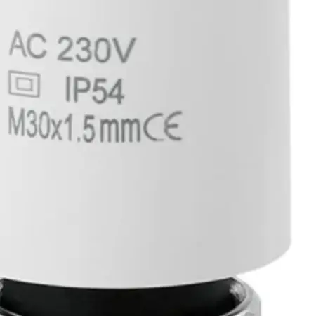 230V Electric Thermal Actuator Actuator For Manifold Underfloor Heating Valve Normally Closed Normally Open M30*1.5MM