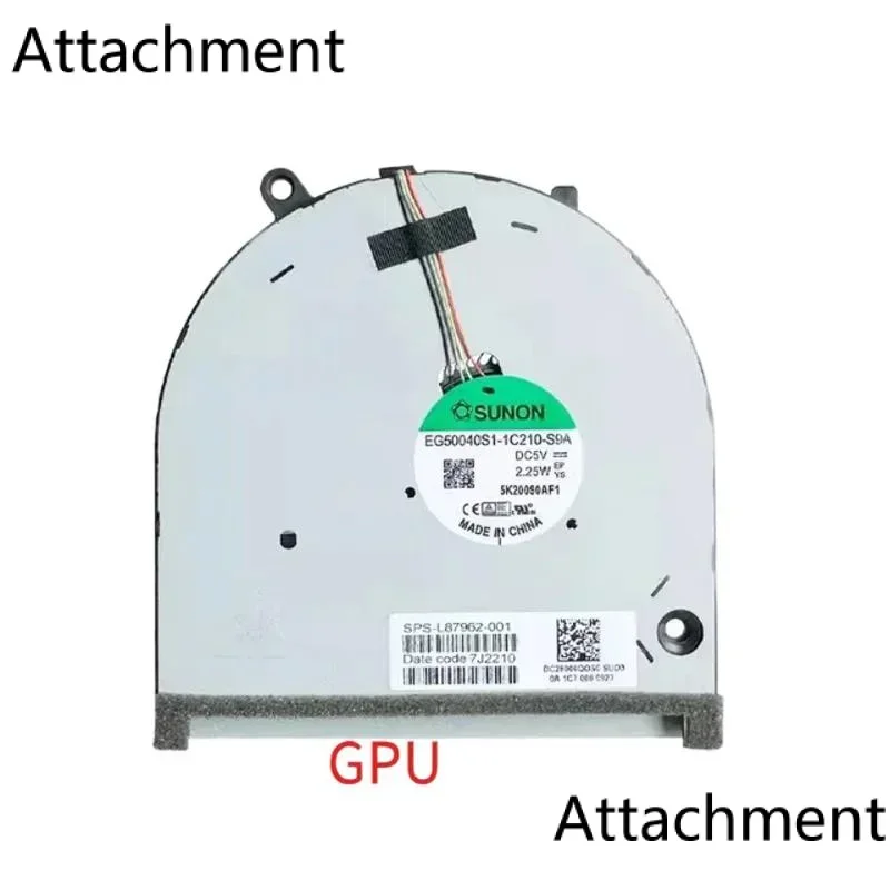 مروحة لابتوب جديدة لأحصنة الحسد 17 m-cg l87962 dc 5v