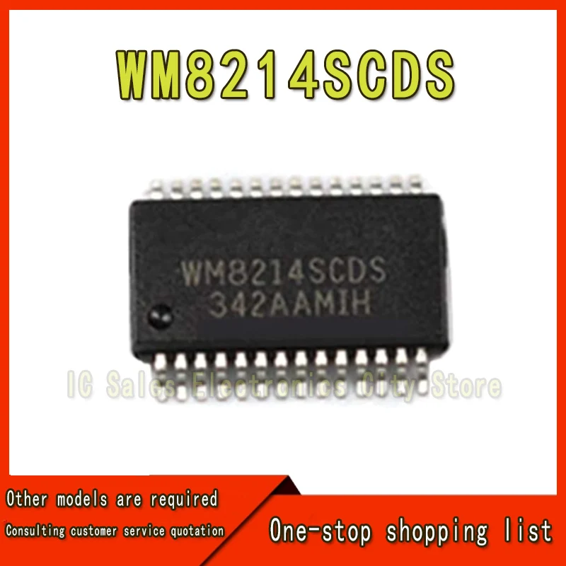 1-10 Stuks Wm8214scds Wm8214 SSOP-28