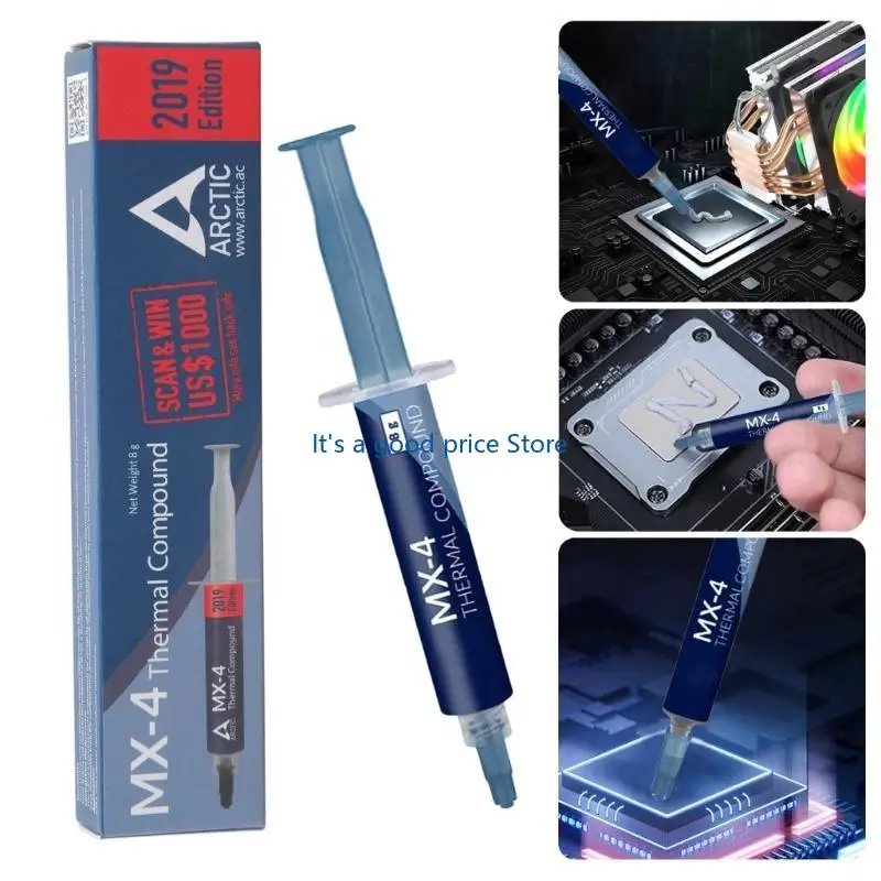 Pasta termica MX4 Composto grasso raffreddamento avanzato 8G migliora gestione del calore in Electronics CPU GROVINO