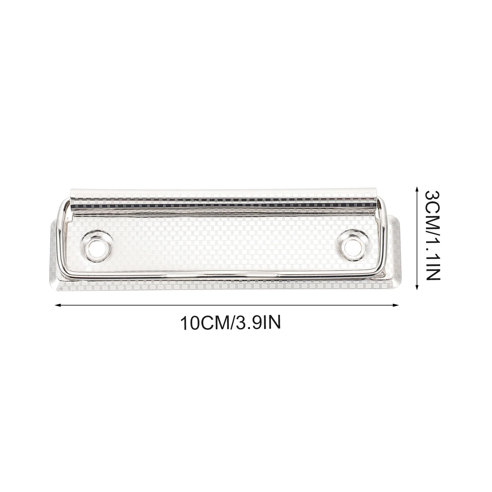 15 Pcs Stationery Plate Holder Document Clips Clipboards with Rivets for Office Writing Iron Multifunction