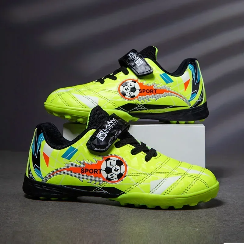 Training Soccer Boots Outdoor Artificial Grass Football Teen Sneakers Kids Soccer Boots for Boys Children Football Shoes