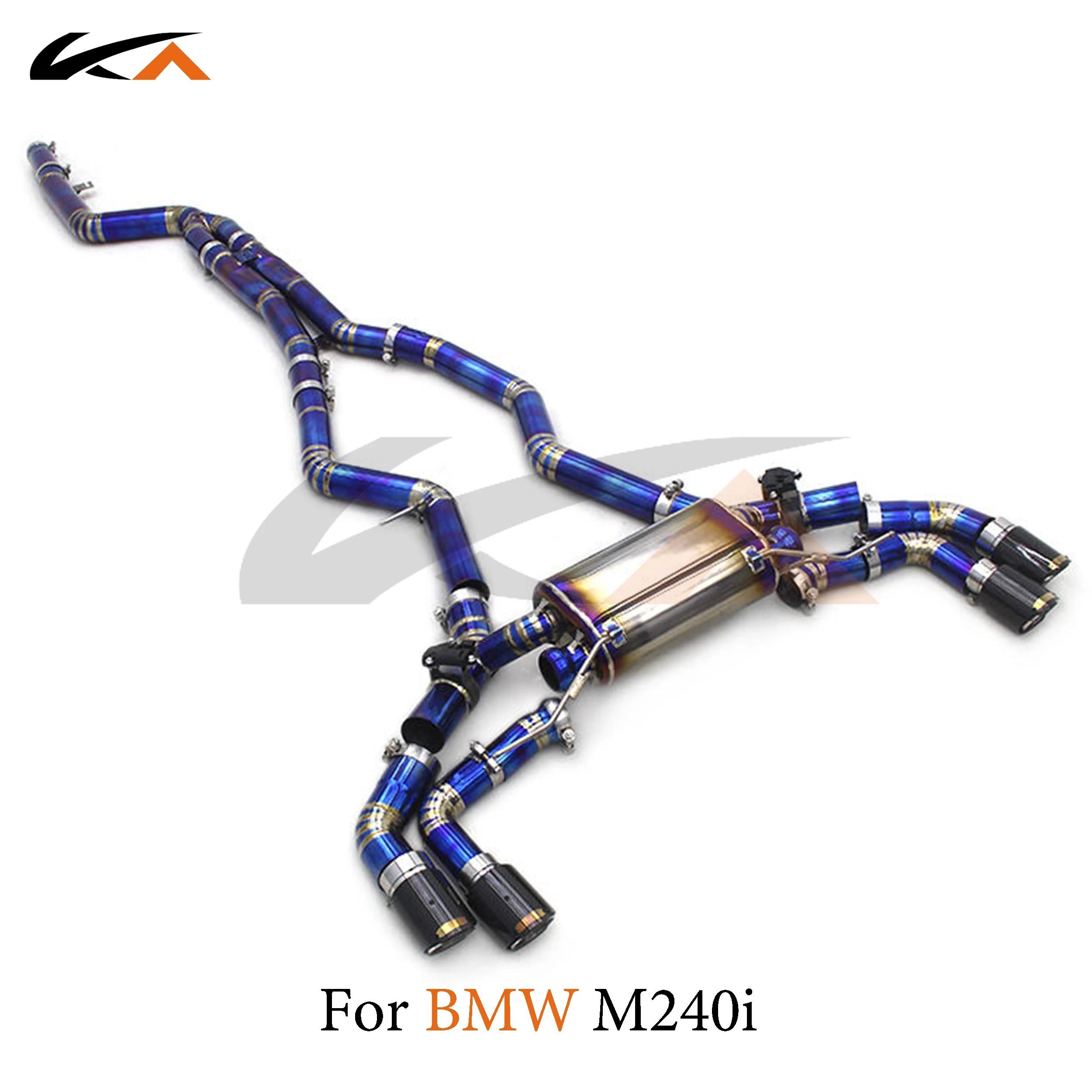 

KA Tuning exhaust system titanium alloy catback for BMW M240i G42 B58 3.0T performance auto parts with muffler and valve