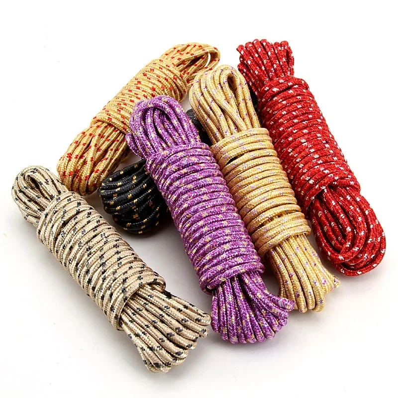 10 meters clothesline drying rope outdoor windproof non-slip thick indoor and outdoor non-drilling cold clothes rope