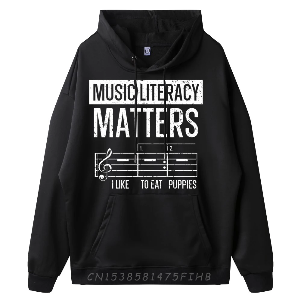 Music Literacy Matters Music Teacher Musician Musical Vintage Pullover Hoodies Fall Long Sleeve Sweater Man Tops Tees Design