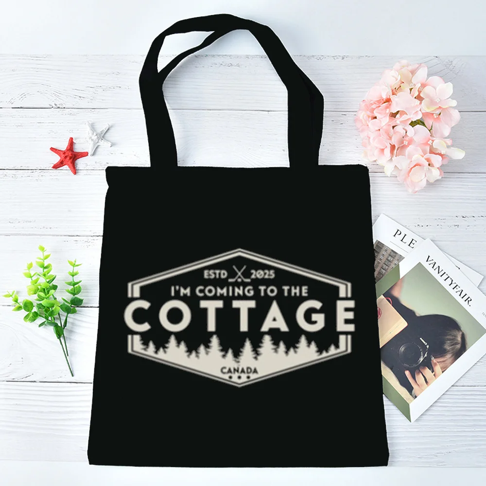 Heated Rivalry tote bag shoulder  bolsas de tela foldable shopper femme
