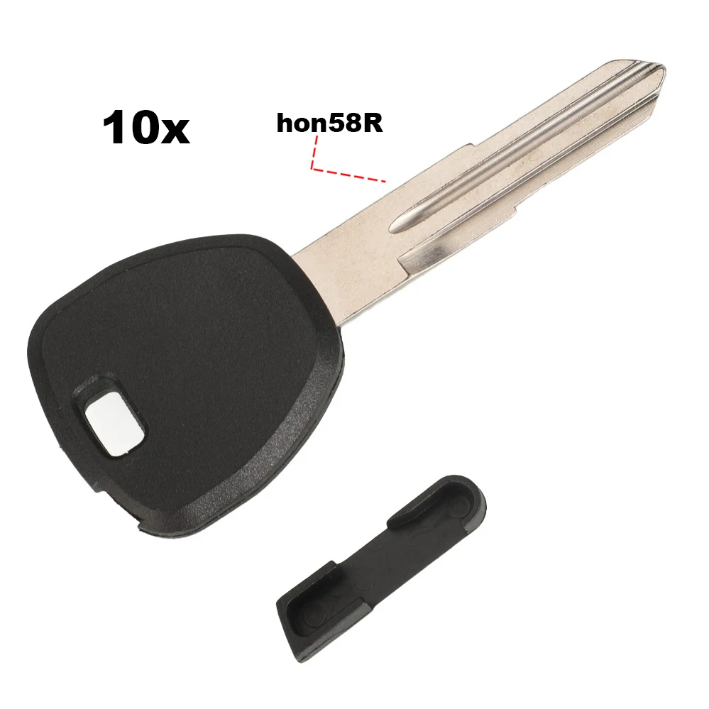 

Jingyuqin 10PS/LOT Сменный автомобильный ключ-транспондер, чехол для зажигания для Honda Fit Odyssey CRV Accord с брелоком на чипсете