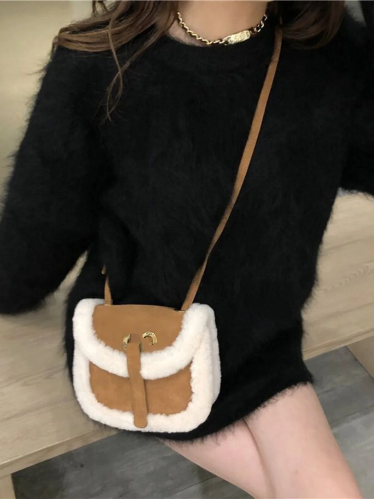 

Spring Autumn Loose Knitted Lazy Sle Light een Outerwear Soft Thiened Hooded Sweatirt Women's Sea Hair Sweater