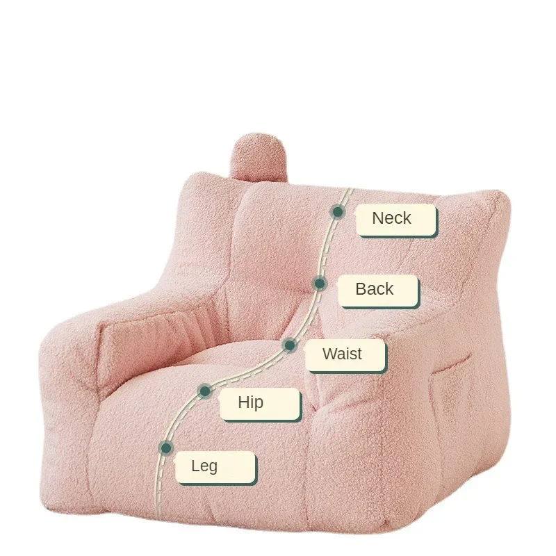 Children's bean bag sofa kids Lazy sofa cartoon cute boy girl reading book corner mini bean bag single person soft bedroom chair