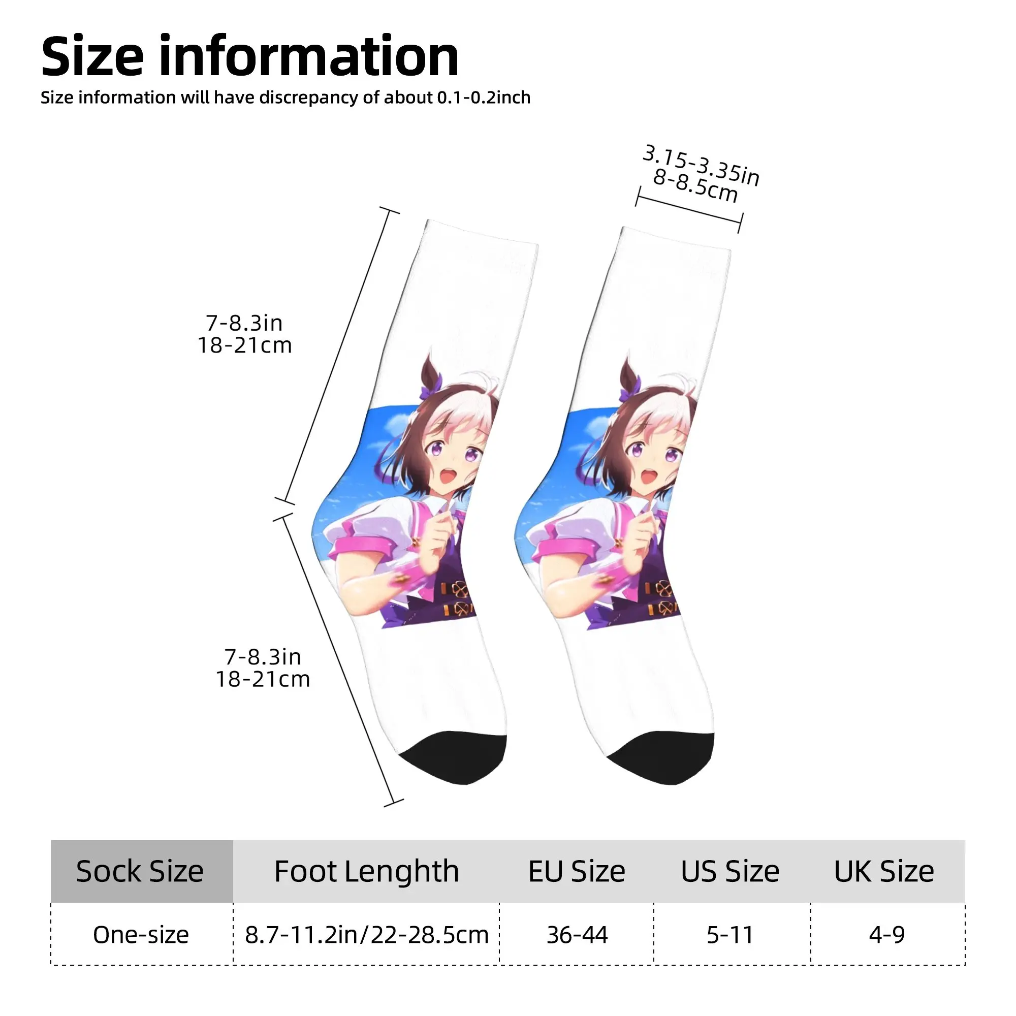 جوارب رجالية Uma Musume جوارب شتوية عصرية عالية الجودة نمط جوارب خارجية مضادة للانزلاق #5