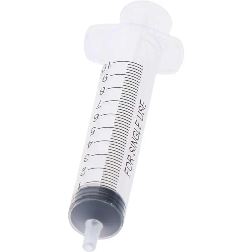 30Pcs Transparent 10ml/cc Plastic Syringe DIY Measuring Syringe Large Syringes Tools Oil or Glue Applicator