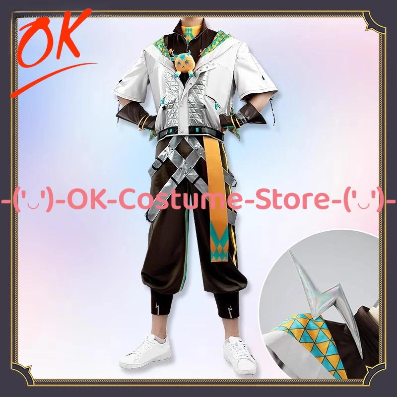 

[Customized Size] NIJISANJI Vtuber Usami Rito Cosplay Costume Anime Game Character Outfit Halloween Carnival Party Uniform Suit