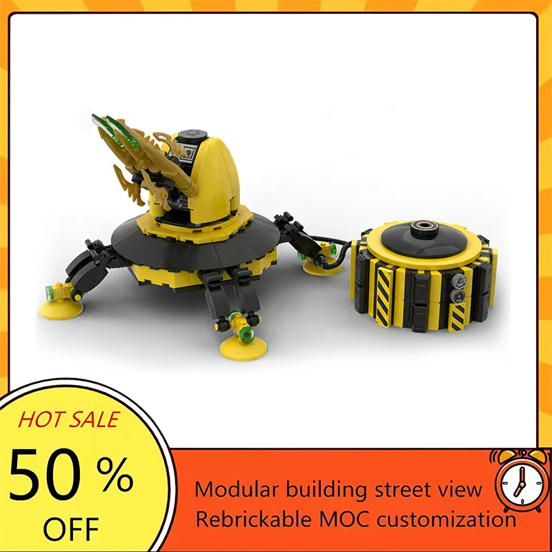 

Набор для сборки модели космической войны из 409 деталей: популярный конструктор MOC, модульная технология, подарок на праздник, игрушка для детей