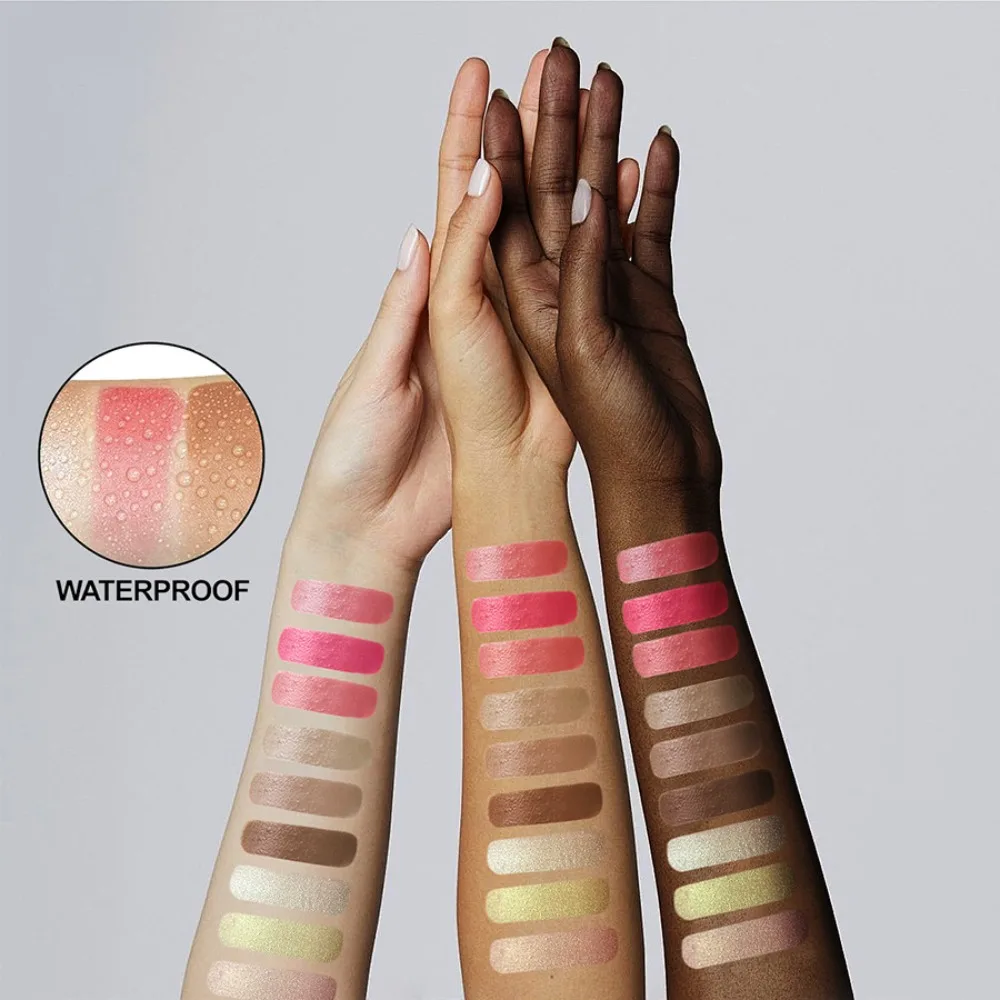 Highlighter Contour Stick Face Sculpting Stick 3 in 1 Concealer Blush Highlighter Creamy Blendable Formula for Cheekbones Nose