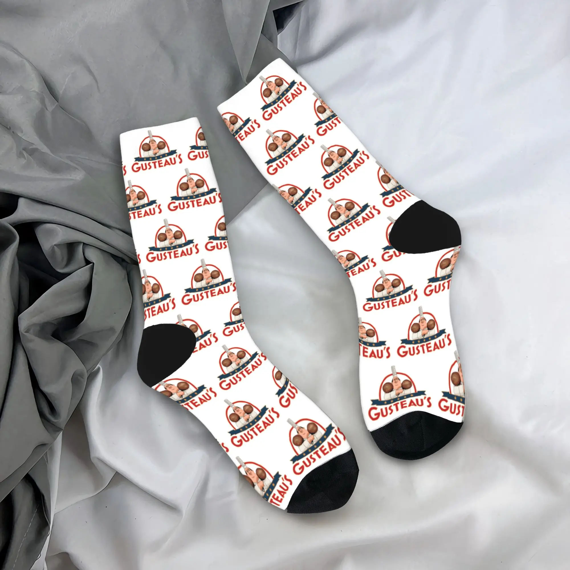 

Women Men Socks Ratatouille Gusteau's Anyone Can Cook Stockings Autumn Casual Soft Socks Design Cycling Non Slip Socks