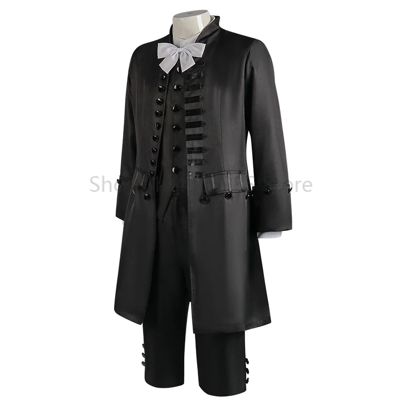 

Halloween Dress Medieval Deluxe Victorian King Prince Blazers Costume for Men Top Vest Jacket Coat Stage Theater Cosplay Outfit