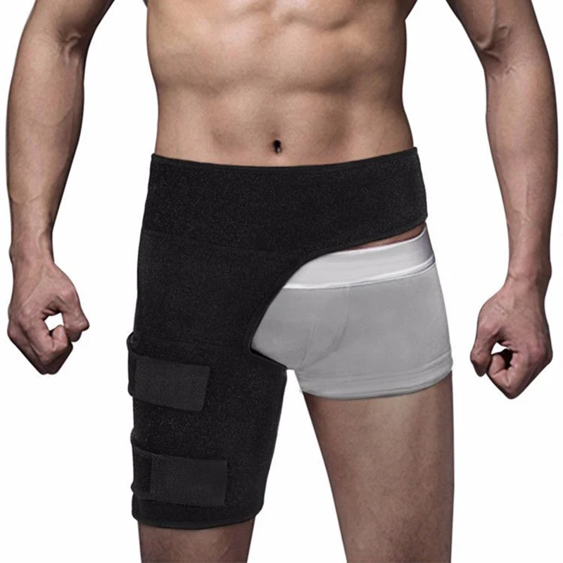 1pcs Groin Support Wrap Hip Joint Support Waist Groin Sacrum Pain Relief Strain Arthritis Protector Hip Thigh Brace