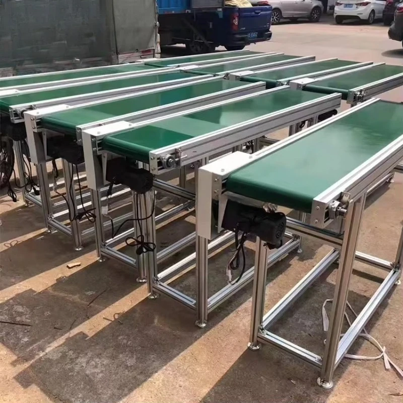 

High quality industrial conveyor 2 meter long belt transport pipeline