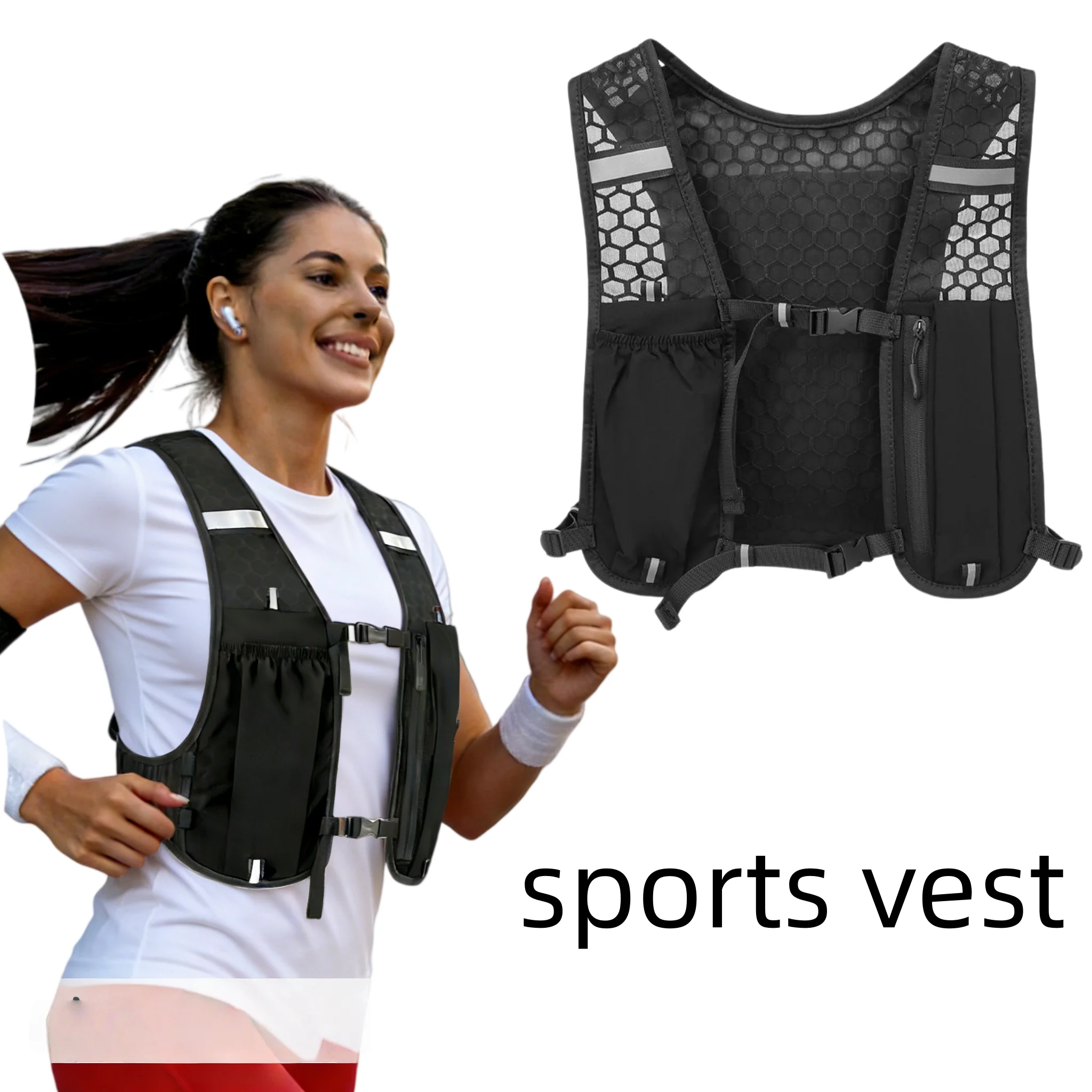 Running Hydration Vest for Women and Men, Water-Resistant, Breathable, Backpack for Runs, Hiking, Cycling, Trails, Marathons