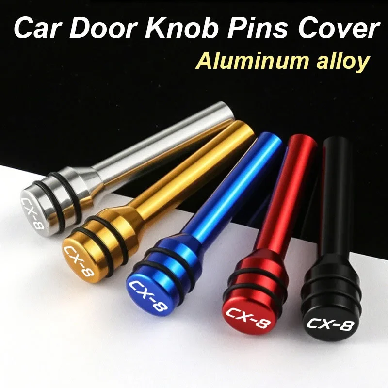 

2PCS/4PCS Car Interior Door Lock Knob Pins Accessories for Mazda CX8 CX-8 Logo ATENZA AXELA CX3 CX-5 M3 M6 MX5 Premacy Demio