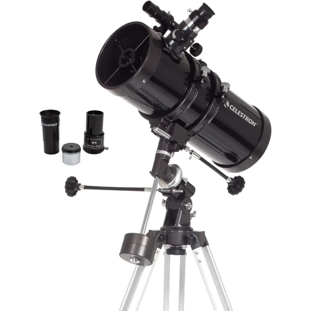 27EQ Telescope - Manual German Equatorial Telescope for Beginners - Compact and Portable - Bonus Astronom