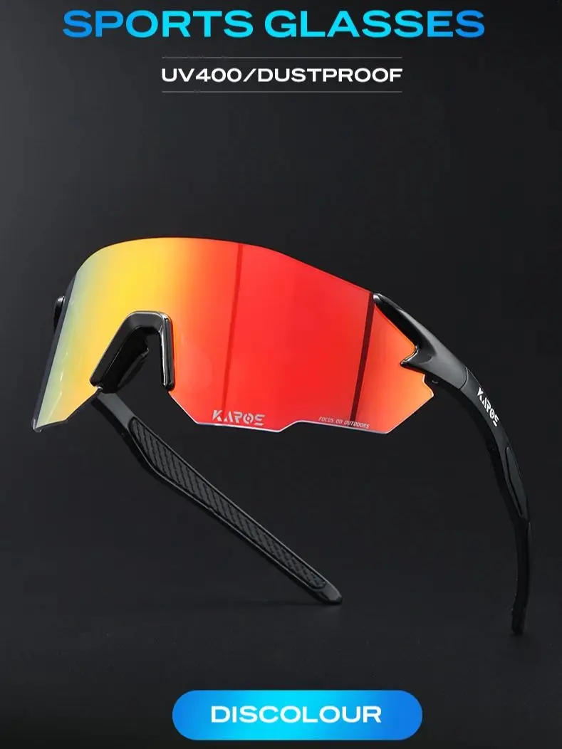AliExpress karos Karos Photochromic Cycling Outdoor Sports Sunglasses Men Women Running UV400 Eyewear Road Bike Riding Glasses Bicycle Goggles