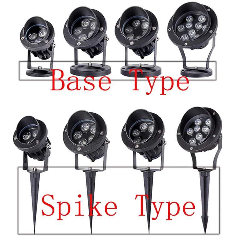 Tree Light Garden Lamp LED Lawn Light Waterproof IP65 Landscape Spike Spotlight Underground Light Terrace LED 6W 12W AC85-265V