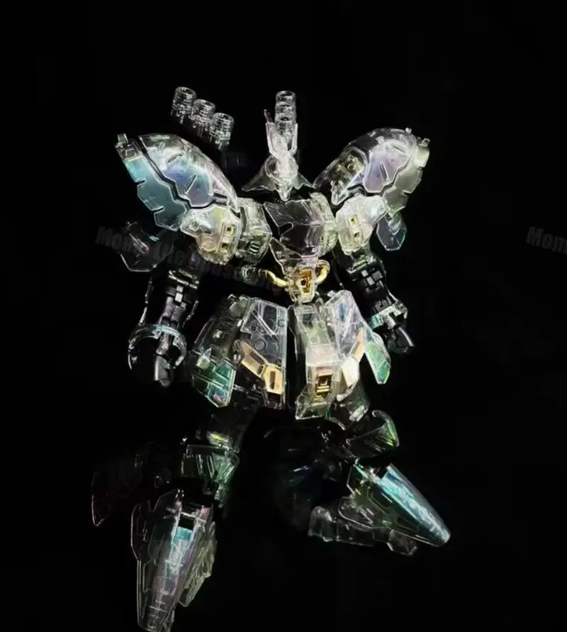 Gaogao Rg 1/144 Msn-04 Sazabi Dubbele Hoorn Trechter Laser Kleur Doorschijnend Assemblagemodel Kits Action Figure Robot Plastic Geschenken