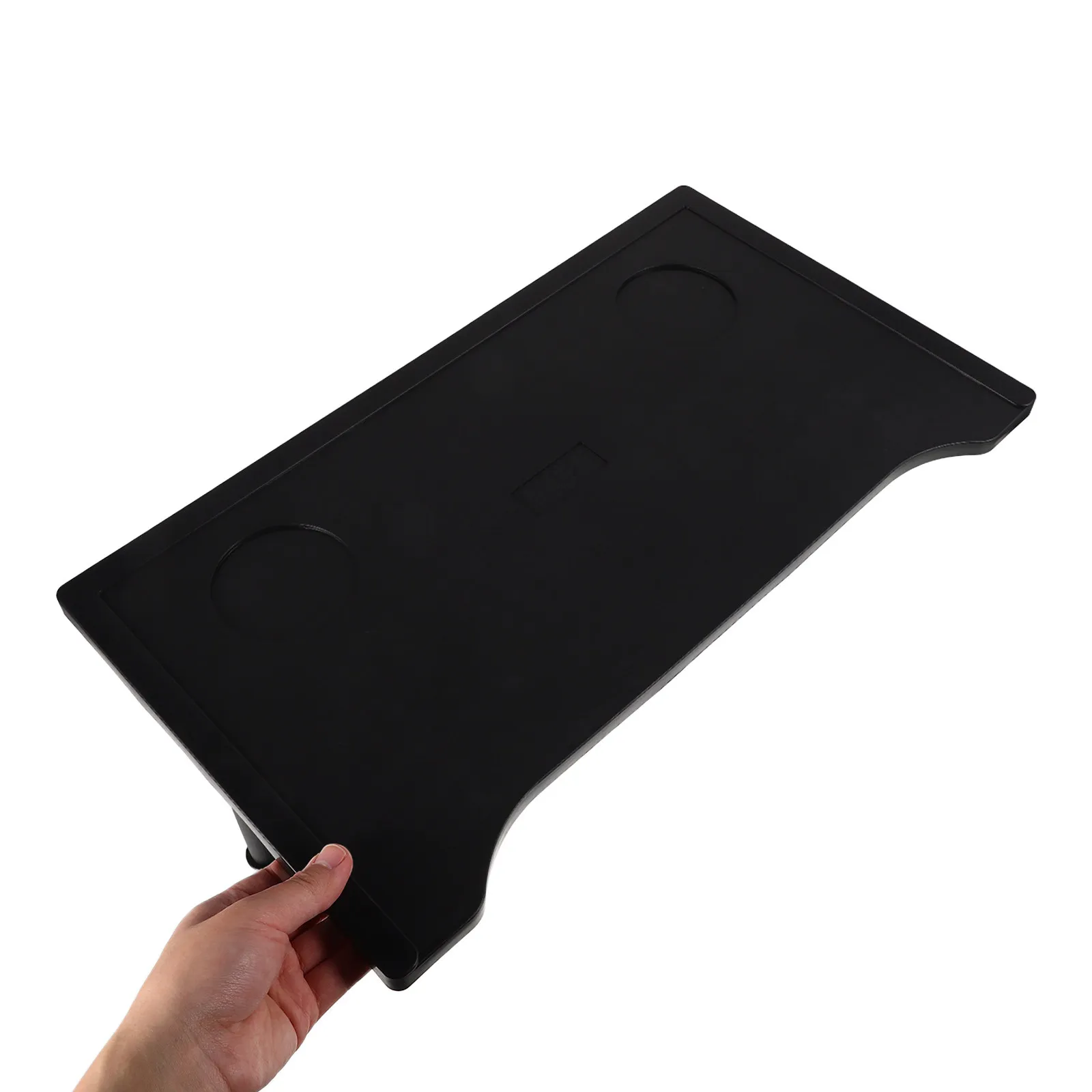 

Foldable Wheelchair Dining Table Board with Cup Holder Universal Fit Lightweight Easy Install Stable Surface for Meals Reading