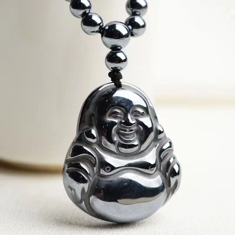 Terahertz Buddha Pendant Pot-bellied Buddha Pendant Necklace Sweater Chain