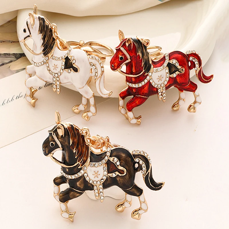 Beaut & Berry الكلاسيكية حجر الراين الحصان دبابيس المرأة الحيوان التلبيب دبابيس الإكسسوارات للحفلات غير الرسمية هدايا السنة الجديدة #6